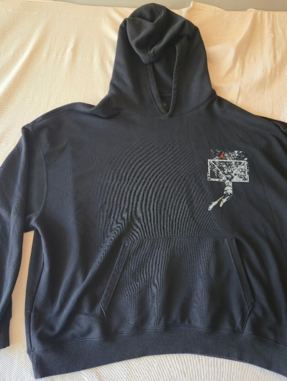 Nike Air Jordan Shattered Backboard Black Hoodie Mens Size 2XL